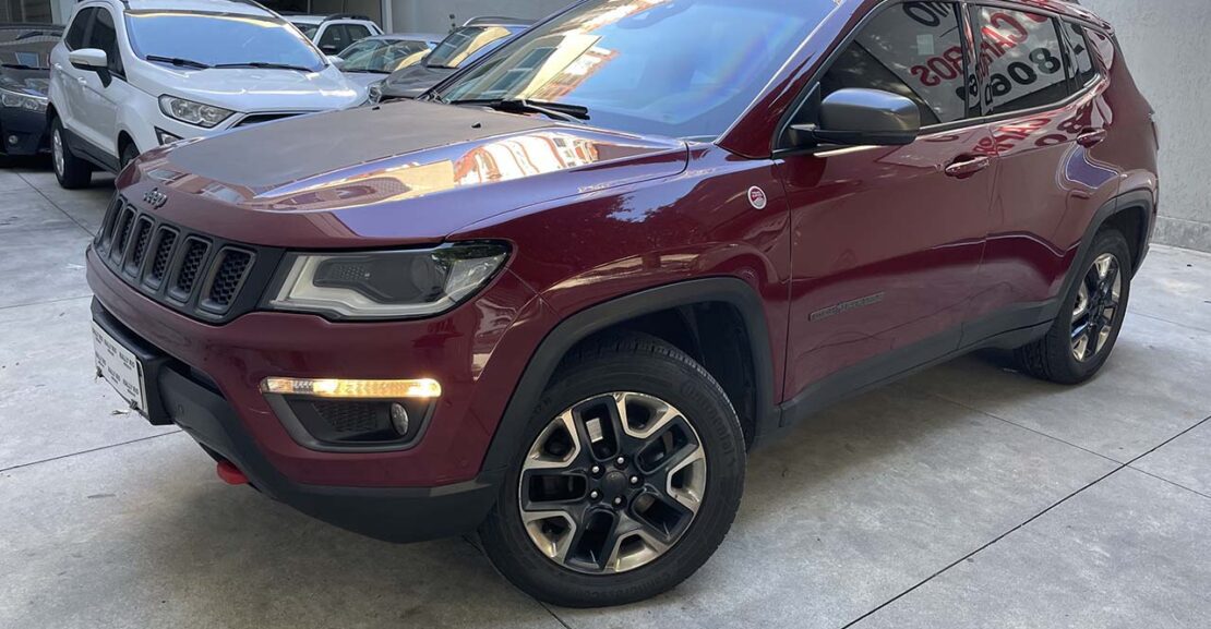 Jeep Compass diesel 2.0 Trailhawk 2017 2018 frontal esquerdo